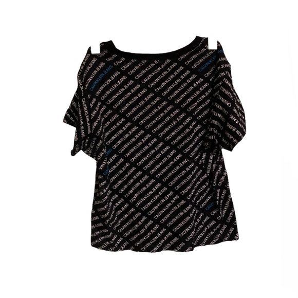 Calvin Klein Jeans Logo Crop Top - Picture 2 of 2